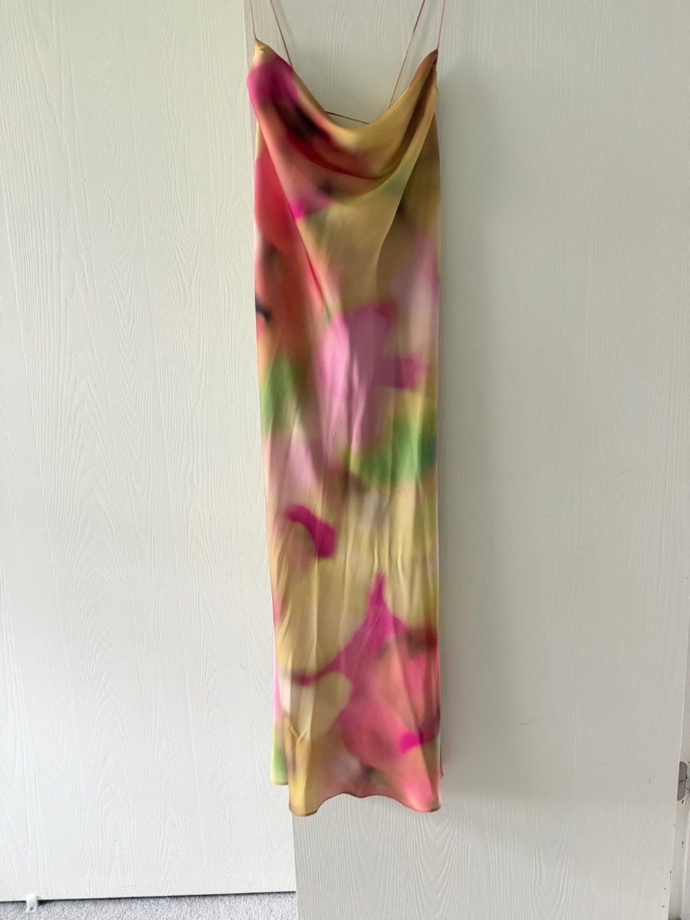 Zara Slip Dress in Yellow, Pink, Green